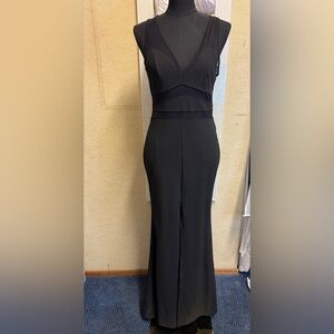 Fashion Nova Elegant Black Prom Dress